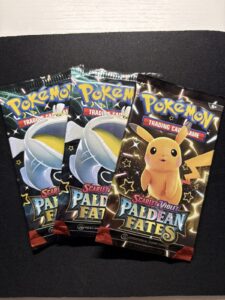 Pokémon TCG: Paldean Fates Booster Pack x3 – Factory Sealed