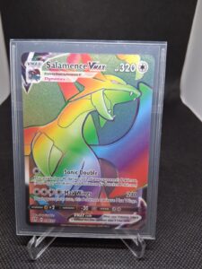 Pokémon TCG Salamence VMAX Secret Rare Full Art Holo #194/189 Darkness Ablaze
