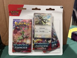 Pokemon TCG Scarlet & Violet Temporal Forces Blister Pack New 3 Booster Packs