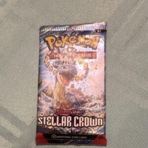 Pokémon TCG Stellar Crown Booster Pack 10 Cards English 1 Pack Lapras