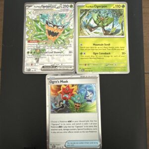 Teal Mask Ogerpon EX SVP166 Black Star Promo Full Art Card Pokemon