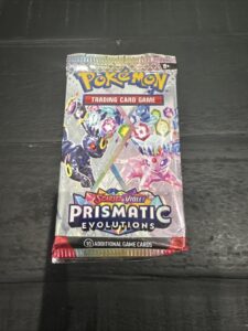 (1) Pokemon Scarlet and Violet Prismatic Evolutions Factory Sealed Booster Pack
