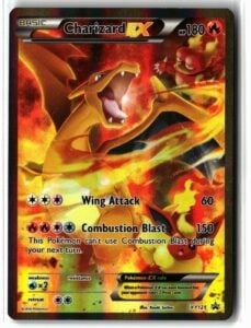 2016 Pokemon TCG Charizard EX XY121 Black Star Promo Full Art Holo Ultra Rare LP
