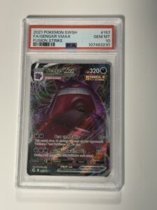 2021 Fusion Strike Gengar Vmax Full Art 157/264 Gem Mint 10