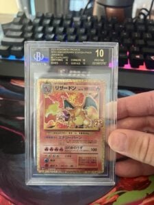 2021 Pokémon promo 25th anniversary Charizard Japanese BGS 10 Black label