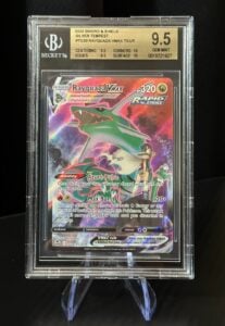 2022 Pokemon Silver Tempest Rayquaza VMAX UR TG20 Beckett BGS 9.5 GEM MINT