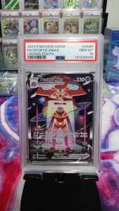 2023 POKEMON SWORD & SHIELD CROWN ZENITH #GG45 FULL ART/DEOXYS VMAX PSA 10