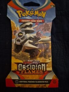 2023 | Pokemon | Scarlet & Violet: Obsidian Flames Sleeved Booster Pack | TCG