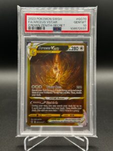 Arceus Vstar GG70/GG70 Secret Sword Shield Crown Zenith Pokemon PSA 10