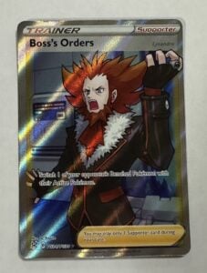 Boss’s Orders TG24/TG30 Swsh11 Lost Origin Full Art Trainer Gallery Holo NM