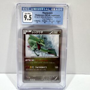 CGC PSA 9.5 10 – Rayquaza 100/XY-P Illustration – Japanese – Graded Pokemon Card