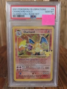 CHARIZARD 2021 POKEMON CELEBRATIONS CLASSIC COLL BASE SET HOLO #4 PSA 10 Q0895