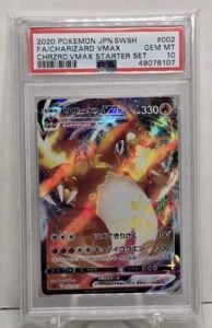 Charizard Vmax 002/021 Japanese Starter Set SC Pokémon TCG PSA 10 GEM MINT