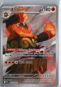 Emboar Holo Illustration Rare SV: White Flare 098/086 NM