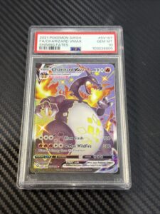 FA/CHARIZARD VMAX SHINING FATES POKEMON SWSH SHINING FATES 2021 SV107 PSA 10
