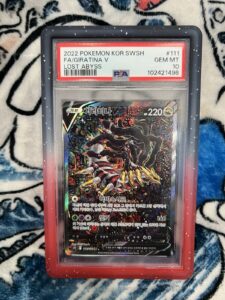 Giratina V #111 Alt Art PSA 10 GEM MINT – KOREAN – Lost Origin POP 362 NEW CERT