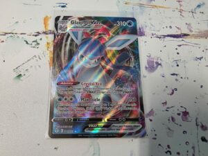 Glaceon Vmax 041/203 Evolving Skies NM Full Art Ultra Rare Pokemon Card