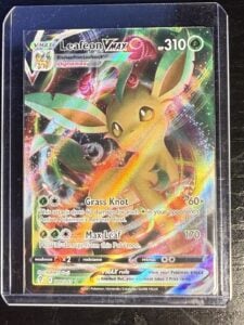 Leafeon VMAX 205/203 Ultra Rare Full Art Holo VMAX Pokémon TCG Evolving Skies NM