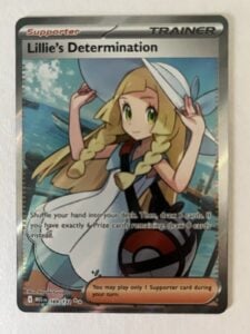 Lillie’s Determination 169/132 Mega Evolution Full Art Ultra Rare Pokemon NM