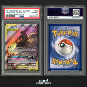 Marshadow & Machamp Tag Team GX 199/214 – PSA 10 (Unbroken Bonds)