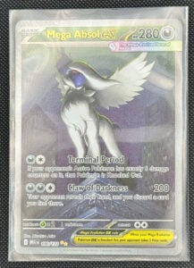 Mega Absol EX Me01 Mega Evolution Full Art Holo English 280HP 180/132 Near Mint