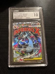 Mega Charizard X ex Pokémon (2025) Japanese Mega Dream ex – 223/193 Cgc 10