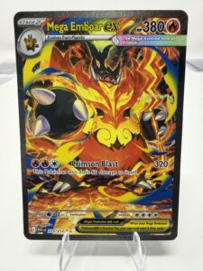 Mega Emboar ex 273/217 ME Ascended Heroes Special Illustration Rare Pokemon Card