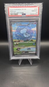 Mew 𝘦𝘹 191/151 — PSA 10 — 151 Holo Rare Chinese Pokemon Card — “Bubble Mew”