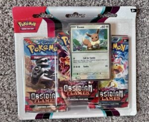 New Pokemon TCG: Scarlet and Violet: Obsidian Flames: 3 Pack Booster Blister