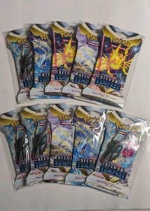 Nintendo Pokemon TCG Silver Tempest Sleeved Booster Pack – 10 Cards Sealed