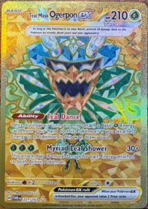 Ogerpon, Roaring Moon, and Garchomp ex Full Art and Gold