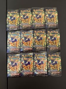 POKEMON TCG! 12x SWSH Crown Zenith BOOSTER PACK SEALED BRAND NEW