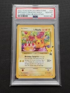 PSA 10 Birthday Pikachu #24 Celebrations 25th Anniversary Pokemon Card