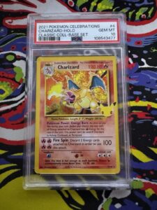 PSA 10 Charizard Celebrations Classic 4/102 Holo Base Set Pokemon Card 2021