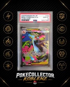 PSA 10 Mega-Glurak X ex 109/094 EN – Pokemon Ultra Rare Slab – Mega Charizard X