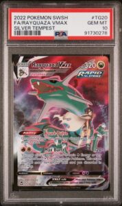 PSA 10 Rayquaza VMAX – TG20/TG30 – Silver Tempest – Pokemon – Read Description
