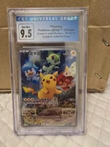 Pikachu 2022 Pokemon Chinese SV-P Promo 001/SV-P Scarlet Violet CGC 9.5/10