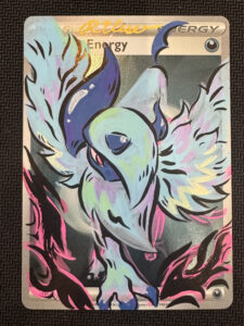 Pokemo Energy Card Holo Full Art Custom sketch Absol Rachel Elese