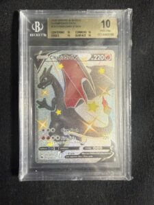 Pokémon 2020 SWSH Champions Path Charizard V SCR #79/073 – BGS 10 Black Label