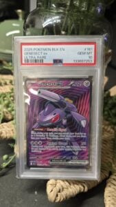 Pokemon 2025 Genesect ex 161/086 Full Art Ultra Rare Black Bolt GEM MINT PSA 10