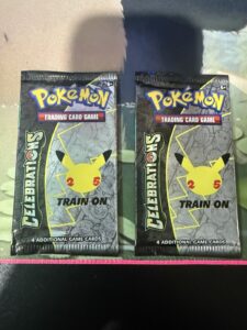 Pokemon Celebrations Booster Pack Set Of 2 NEW SEALED