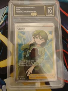 Pokemon Cheryl Full Art Battle Styles 159/163 GMA 10 Full Art Card Gem MT