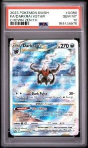 Pokemon Crown Zenith Darkrai VSTAR #GG50 Full Art PSA 10 Gem Mint