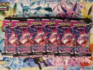 Pokemon Fusion Strike Sleeved Booster Pack | 6 packs | NEW & SEALED