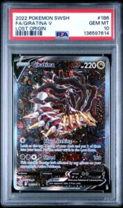 Pokemon Giratina V Lost Origin Full Alt Art #186 PSA 10 Gem Mint