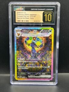Pokemon JAPANESE CGC PRISTINE 10 Umbreon ex 217/187 Terastal Fest Art Rare #7003