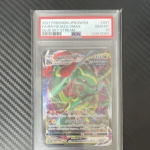 Pokemon Japanese Rayquaza VMAX RRR PSA 10 Gem Mint S7R 047/067 #ef03