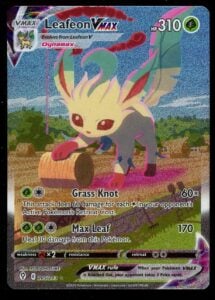 Pokemon Leafeon VMAX 205/203 Evolving Skies Alternate Art Full Art Mint Card
