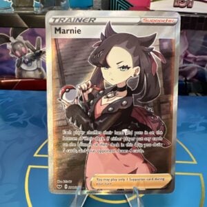 Pokémon Marnie Trainer Card TCG Full Art Sword & Shield 200/202 NM