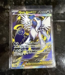 Pokemon Mega Absol EX 161/132 Me01 Mega Evolution Ultra Rare Full Art Holo EN